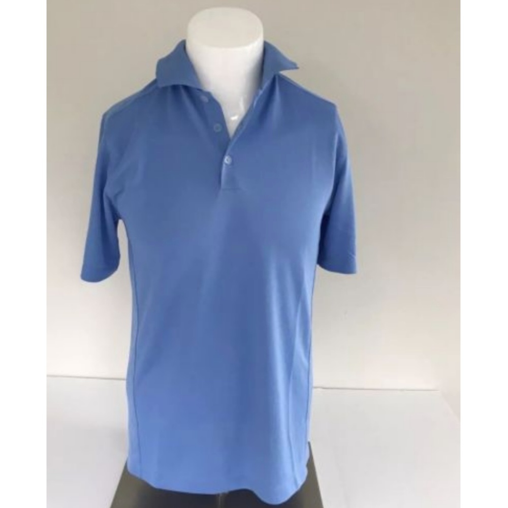 Nike Men’s Golf Tech Swoosh Logo Dri-Fit Mesh Polo